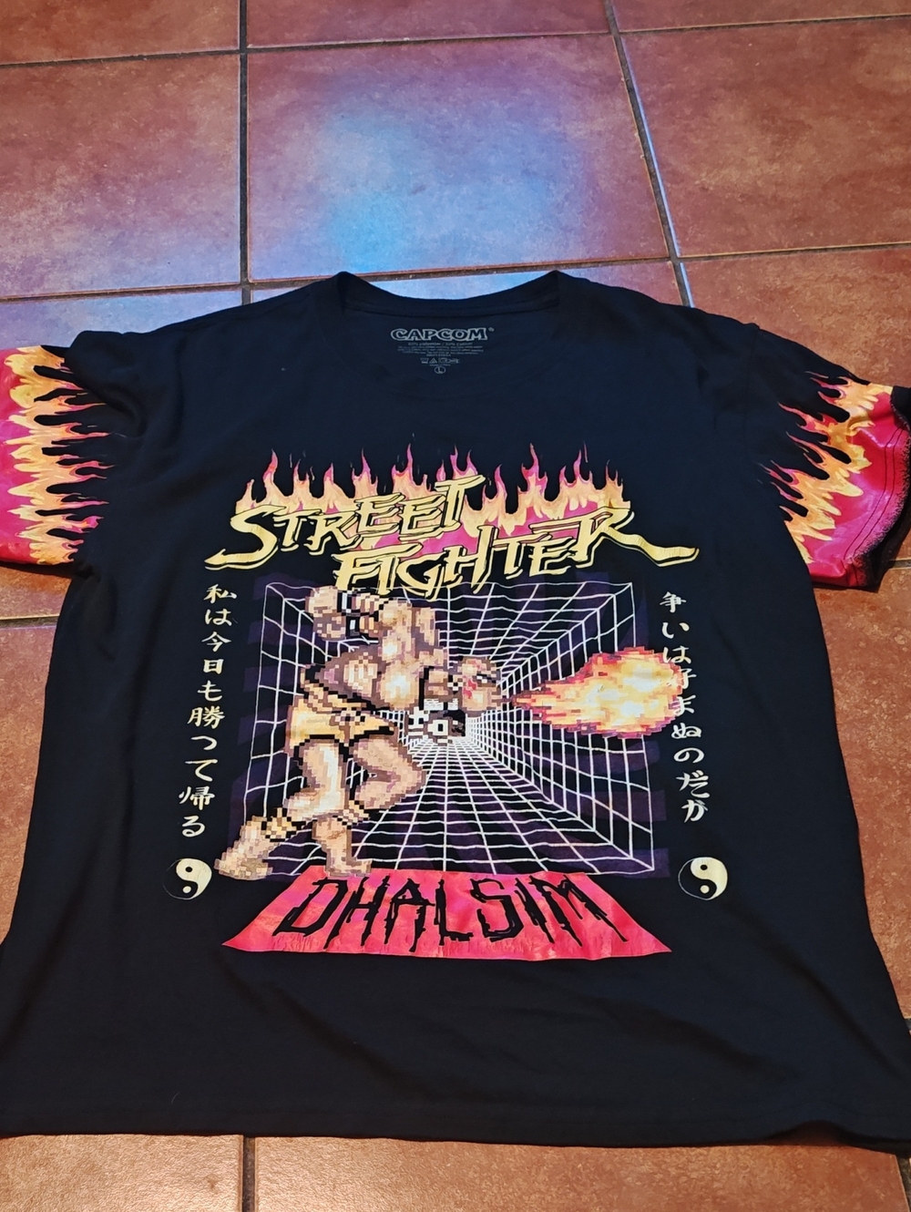 Capcom Street Fighter Dhalshim Graphic Tee - Black